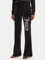Juicy Couture Spodnie dresowe Layla JCBBJ125806 Czarny Regular Fit. Czarne spodnie dresowe damskie Juicy Couture, m, bez wzorów, z dresówki. Za 309.99 zł.