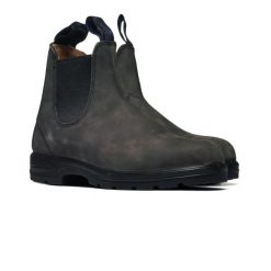 Sztyblety Blundstone Black BL1478. Czarne sztyblety męskie Blundstone, z gumy, z okrągłym noskiem, bez zapięcia. Za 968.91 zł.
