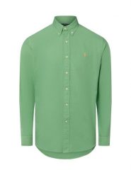 Polo Ralph Lauren koszula casual Mężczyźni Regular Fit Bawełna zielony, M. Zielone koszule męskie Polo Ralph Lauren, m, bez wzorów, z bawełny, bez kołnierzyka, bez ramiączek. Za 549.95 zł.