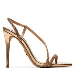 Sandały Steve Madden. Żółte sandały damskie Steve Madden, bez wzorów, bez obcasa, na szpilce. Za 349.99 zł.