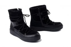 RIEKER TEX Y0051-00 black, śniegowce damskie. Czarne śniegowce damskie Rieker. Za 419.90 zł.