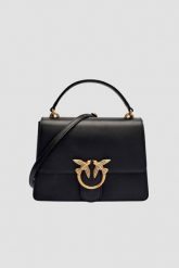 PINKO Czarna kopertówka Love One Top Handle Mini Light. Czarne torebki wieczorowe Pinko, bez wzorów, eleganckie, bez kołnierzyka, bez ramiączek. W wyprzedaży za 1,339.99 zł.