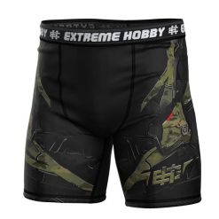 Spodenki Vale Tudo do MMA męskie EXTREME HOBBY IRON FORCE. Brązowe szorty męskie EXTREME HOBBY, z elastanu, bez kołnierzyka. Za 179.00 zł.