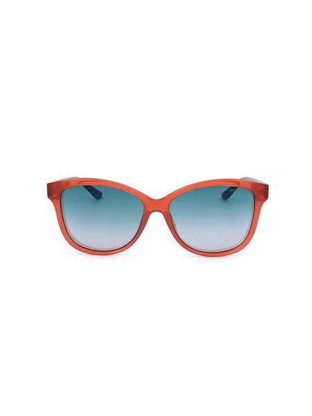 Guess Damskie okulary przeciwsłoneczne w kolorze pomarańczowym rozmiar: 58. Pomarańczowe okulary przeciwsłoneczne damskie Guess. Za 229.95 zł.