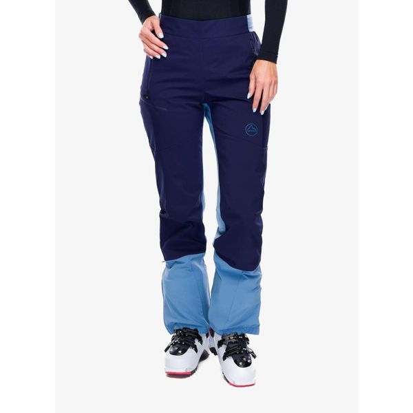 Spodnie softshell damskie La Sportiva Ikarus Pant. Niebieskie spodnie materiałowe damskie La Sportiva, bez wzorów, z softshellu, sportowe. Za 714.99 zł.