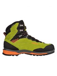 LOWA Skórzane botki trekkingowe "Cadin II GTX" w kolorze limonkowym rozmiar: 46. Zielone buty zimowe męskie Lowa, z gore-texu, bez zapięcia. Za 660.43 zł.