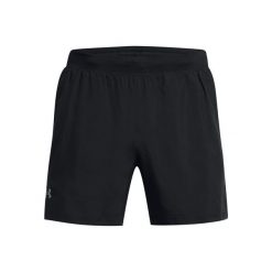 Krótka Under Armour Launch 5". Czarne szorty męskie Under Armour, xl, z dzianiny, na fitness i siłownię. Za 231.99 zł.