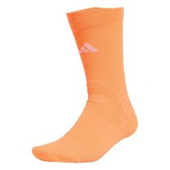 Skarpety Tennis Crew Socks Cushioned, 1 Para W Opakowaniu. Białe skarpetki damskie Adidas, bez wzorów. Za 79.95 zł.