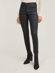 G-Star Dżinsy "Lhana" - Skinny fit - w kolorze czarnym rozmiar: W28/L30. Czarne jeansy damskie G-Star. Za 254.74 zł.