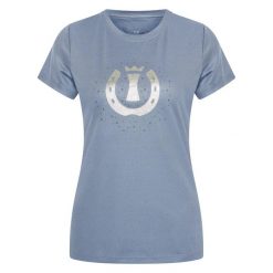 Koszulka damska Imperial Riding Hally. Niebieskie t-shirty damskie IMPERIAL RIDING, xl, bez wzorów, z tkaniny, bez kołnierzyka. Za 175.50 zł.