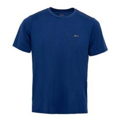 T-shirt Slazenger Tim Ii. Niebieskie t-shirty damskie Slazenger, bez wzorów, bez kołnierzyka. W wyprzedaży za 181.00 zł.