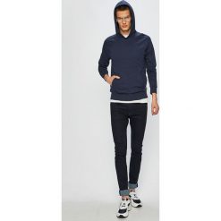 Calvin Klein Underwear - Bluza. Niebieskie bluzy z kapturem męskie Calvin Klein Underwear, l, z bawełny. W wyprzedaży za 199.90 zł.