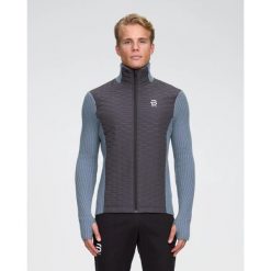 Kurtka turystyczna z pełnym zamkiem błyskawicznym Daehlie Sportswear Comfy. Niebieskie kurtki męskie DAEHLIE, s, bez wzorów, z dzianiny, bez kaptura. Za 618.00 zł.