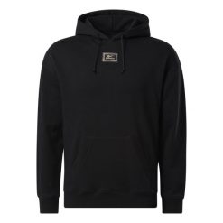 Bluza z kapturem Reebok Basketball. Czarne bluzy sportowe męskie Reebok. W wyprzedaży za 258.95 zł.