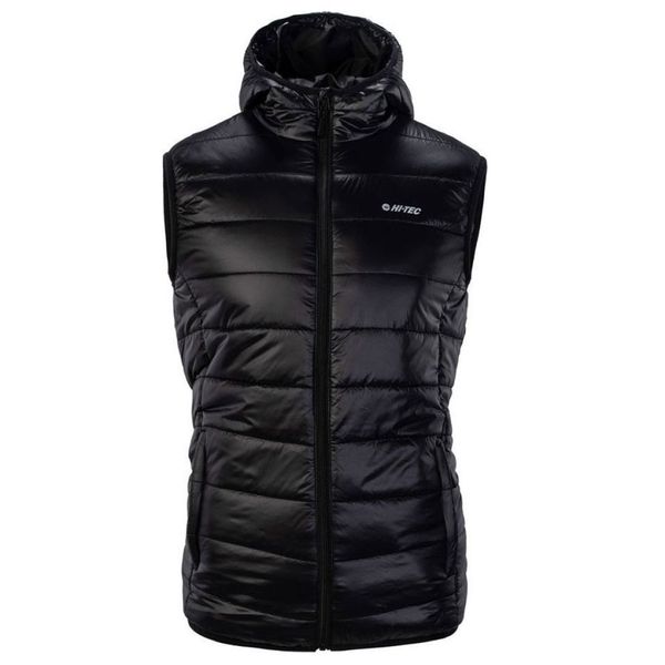 Kamizelka bezrękawnik męski Hi-Tec Hanon Vest - czarna, Rozmiar L. Czarne kamizelki męskie Hi-tec, l, z nylonu. Za 94.99 zł.