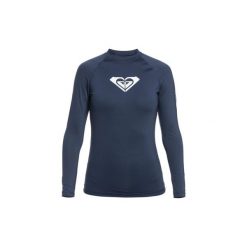 Damska koszulka lycrowa UPF50 do snorkelingu. Niebieskie t-shirty damskie Roxy, l, bez wzorów, z elastanu, bez kołnierzyka. Za 119.99 zł.