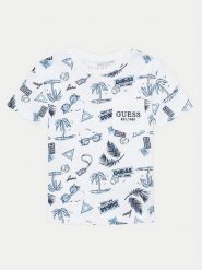 Guess T-Shirt N5GI02 K8HM4 Kolorowy Regular Fit. T-shirty chłopięce Guess, z aplikacjami, z bawełny, bez ramiączek. Za 69.99 zł.