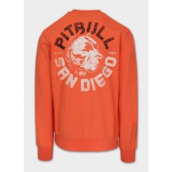 Bluza męska Pitbull DOG SD. Czerwone bluzy bez kaptura męskie PITBULL, m. Za 199.99 zł.