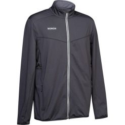 Kurtka treningowa do hokeja na trawie męska Korok FH900. Czarne kurtki męskie KOROK, m, bez wzorów, z elastanu, sportowe, bez kaptura. Za 189.99 zł.