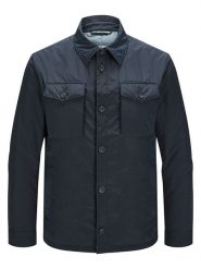 Milestone Kurtka przejściowa "Bakerfield" w kolorze granatowym rozmiar: 50. Niebieskie kurtki męskie Milestone, bez wzorów, bez kaptura. Za 260.99 zł.