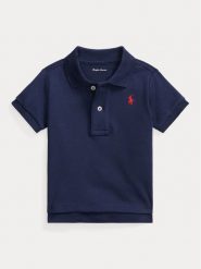 Polo Ralph Lauren Polo 320570127002 Granatowy Regular Fit. Niebieskie t-shirty chłopięce Polo Ralph Lauren, bez wzorów, z bawełny, bez ramiączek. Za 129.99 zł.