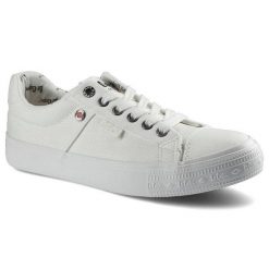 Białe Trampki Damskie Lee Cooper Stylowe Obuwie. Białe trampki i tenisówki damskie Lee Cooper, bez wzorów, z materiału. Za 79.00 zł.
