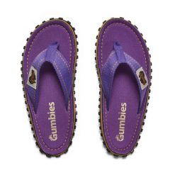 Japonki damskie GUMBIES ISLANDER FLIP-FLOPS WOMEN. Fioletowe klapki damskie Gumbies, bez wzorów, bez obcasa. Za 125.99 zł.