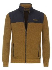 CASAMODA Kardigan w kolorze jasnobrązowo-granatowym rozmiar: 4XL. Brązowe kardigany męskie CASAMODA, xl, bez wzorów, z bawełny, bez kołnierzyka. Za 217.99 zł.