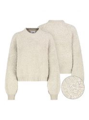Eight2Nine Sweter w kolorze kremowym rozmiar: XL. Brązowe swetry klasyczne damskie Eight2Nine, xl, bez kołnierzyka. Za 86.99 zł.