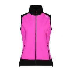 Damska kurtka bez rękawów z kapturem CMP. Czerwone kamizelki damskie CMP, l, bez wzorów, z kapturem. Za 403.50 zł.