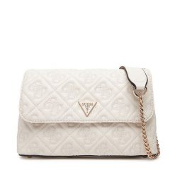 Torebka Guess. Białe torebki klasyczne damskie Guess, z aplikacjami, bez dodatków. Za 409.99 zł.