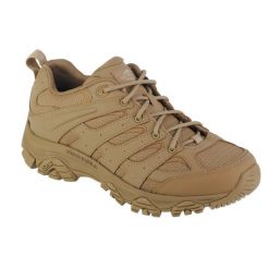 Buty do chodzenia męskie Merrell Moab 3 Tactical Wp. Brązowe buty trekkingowe męskie MERRELL, z materiału, bez zapięcia, trekkingowe. Za 549.99 zł.
