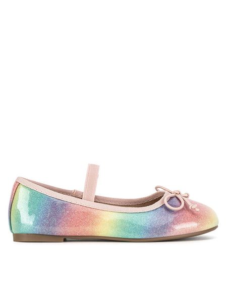 Nelli Blu Baleriny CM240528-1 Różowy. Czerwone baleriny dziewczęce Nelli Blu, bez wzorów, z materiału. Za 59.99 zł.