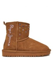 Pepe Jeans Śniegowce Diss Studs G PGS500006 Brązowy. Brązowe kozaki dziewczęce Pepe Jeans, z jeansu. Za 329.99 zł.