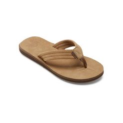 Klapki plażowe dla Mężczyzn CARVER SUEDE PLUS Beżowy. Brązowe klapki i japonki męskie Quiksilver, z gumy. Za 189.99 zł.