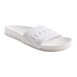 Klapki basenowe damskie Billabong Cruz. Białe klapki damskie Billabong, bez wzorów, bez obcasa. Za 109.99 zł.