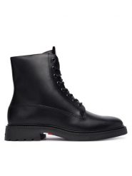 Tommy Hilfiger Kozaki Comfort Lwt FM0FM05593 Czarny. Czarne buty zimowe męskie Tommy Hilfiger, ze skóry, bez zapięcia. Za 599.99 zł.