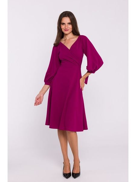 Stylove Sukienka w kolorze różowym rozmiar: S. Różowe sukienki damskie Stylove, s, bez wzorów, bez kołnierzyka, bez ramiączek, midi. Za 207.39 zł.