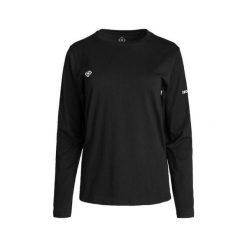 BRIANES Damska koszulka z długim rękawem i okrągłym dekoltem, casualowa. Czarne bielizna termoaktywna damska IZAS, bez wzorów. W wyprzedaży za 139.09 zł.