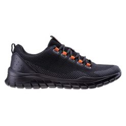 Buty trekkingowe Hi-Tec Haremi. Czarne buty trekkingowe męskie Hi-tec, z materiału, bez zapięcia, trekkingowe. Za 233.90 zł.