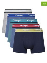 Wrangler Bokserki (5 par) "Barden" w różnych kolorach rozmiar: M. Bokserki męskie Wrangler, bez wzorów. Za 87.40 zł.
