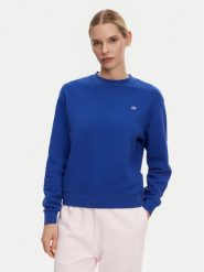 Tommy Hilfiger Bluza WW0WW45980 Niebieski Regular Fit. Niebieskie bluzy bez kaptura damskie Tommy Hilfiger, s, z bawełny. Za 239.99 zł.