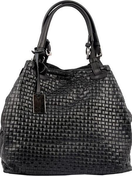 Florence Bags Skórzana torebka "Free" w kolorze czarnym - 31 x 29 x 32 cm rozmiar: onesize. Czarne torebki klasyczne damskie Florence Bags, bez wzorów, z materiału, bez dodatków. Za 271.67 zł.