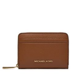 Portfel MICHAEL Michael Kors. Brązowe portfele damskie MICHAEL Michael Kors, bez wzorów. Za 429.99 zł.