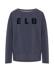 ELBSAND Bluza "Alaia" w kolorze antracytowym rozmiar: XS. Czarne bluzy bez kaptura damskie ELBSAND, xs. Za 131.74 zł.
