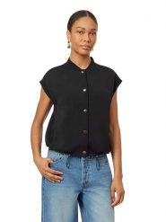 Scotch & Soda Kamizelka w kolorze czarnym rozmiar: L. Czarne kamizelki damskie Scotch & Soda, l. Za 152.98 zł.