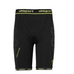 Niewyściełane spodenki Uhlsport Bionikframe. Czarne szorty męskie UHLSPORT, bez wzorów, z elastanu. Za 192.80 zł.