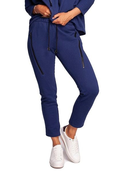 Be Wear Spodnie dresowe w kolorze niebieskim rozmiar: XL. Niebieskie spodnie dresowe damskie Be Wear, xl, bez wzorów, z dresówki. Za 203.45 zł.