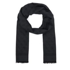 Szal Guess. Szare szaliki i kominy damskie Guess, z aplikacjami. Za 194.99 zł.