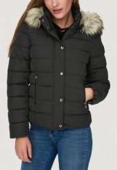 Kurtka puchowa Kobieta ONLY ONLNEWLUNA QUILTED JACKET CC OTW. Szare kurtki damskie Only, s, bez wzorów, z puchu, bez kaptura. Za 249.50 zł.